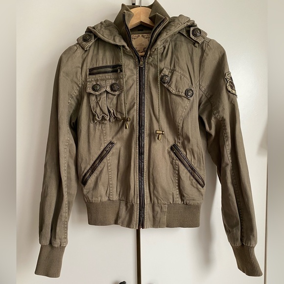 Guess Jackets & Blazers - GUESS military style army jacket